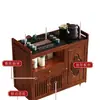 Mesa de Té Móvil, Mesa de Té Pequeña para Uso Doméstico, Nuevo Juego de Té Kung Fu Estilo Chino, Tetera Integrada, Gabinete de Té, Carrito de Té, Mesa de Té