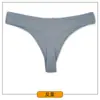 En Stock Comercio Exterior Tangas de Mujer Algodón Acanalado Sexy Moda de Tiro Bajo Bragas para Mujer Transfronterizo Temu Suministro al por Mayor