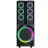 Directamente del Fabricante, Altavoz Bluetooth de Alta Potencia de 300W con Efectos de Iluminación LED de Colores, Portátil para Fiestas al Aire Libre y Karaoke