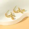Pendientes Coreanos de Plata de Ley 925 de Nicho para Mujer Lujo Accesible de Alta Gama Pendientes de Calabaza Sentido del Diseño Pendientes de Diseño Ins Venta al por Mayor
