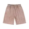 Shorts Soltos de Algodão Puro 260g, Estilo Americano Vintage Desgastado, Adequado para Impressão, Atacado do Fabricante