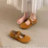 Zapatos Mary Jane delicados, diseño nuevo, estilo retro francés, combinados con zapatos de tacón bajo para mujer 2026, zapatos Birkenstock de suela blanda