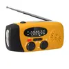 Radio de Emergencia Solar de Manivela de Fábrica para FM/AM/Noaa, Carga de Teléfono Móvil, Iluminación y Prevención de Desastres