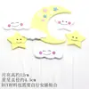 Azúcar Falso Luna estrellas nubes tarjeta para pastel decoración de pastel de cumpleaños tarjeta de fiesta suministros para diseño de ambiente