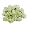 Brotecitos de Té de Rosa Pequeños, Decoraciones de Pared de Flores para Bodas, Cortina de Cuentas DIY Cabezas de Flores Artificiales
