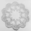 Novo Tapete Isolante Hot Stamping em Forma de Flor Transfronteiriço, Jogo Americano Sem Lavagem, Tapete para Hotel Casa Comida Ocidental, Nova Forma de Flor Multiespecificação