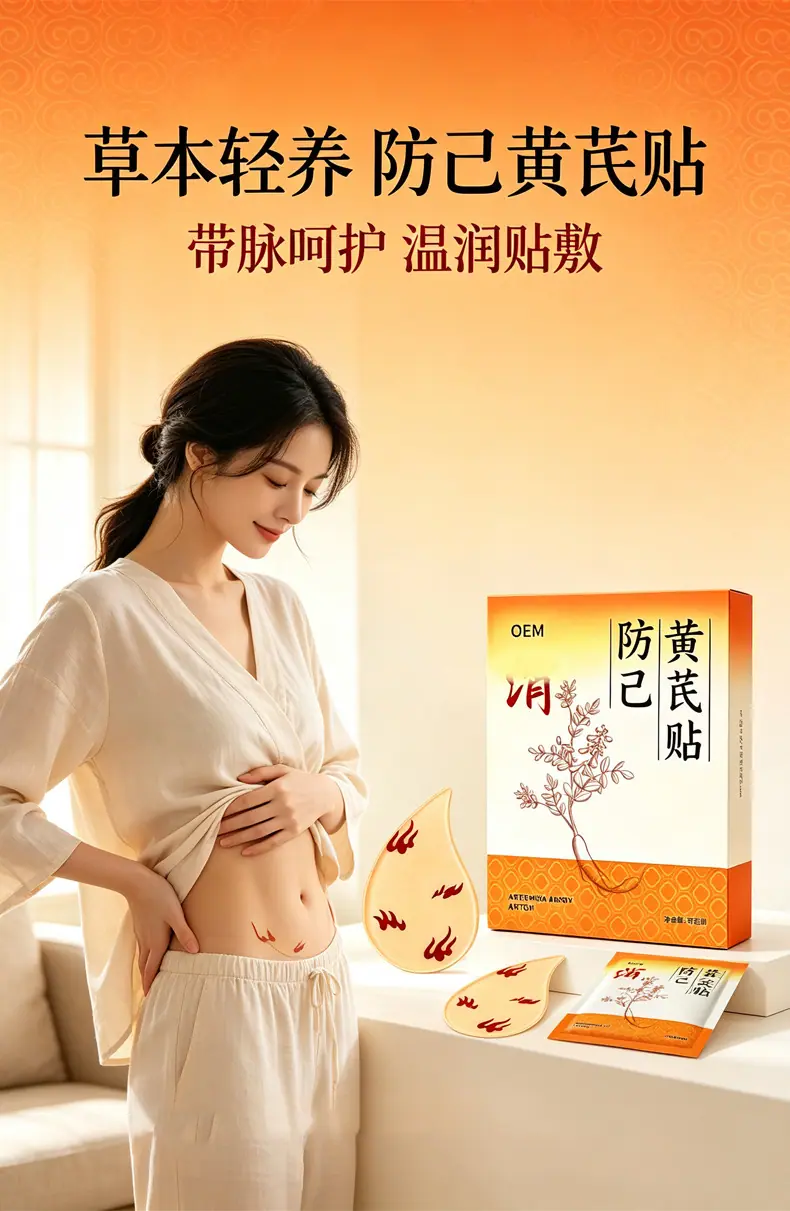 防己黄芪贴带脉穴穴位贴
