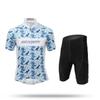 XINTOWN Roupa de Equitação Infantil Novo Traje de Equitação de Bicicleta de Verão Traje de Equitação de Manga Curta Estampado para Bicicleta de Equilíbrio
