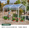 Tenda Transparente Estufa de Sol Isolamento para Suculentas Jardim de Inverno Estufa de Inverno Florário Alojamento Popular Tenda Céu Estrelado