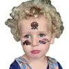 Nuevo Lindo Dibujo Animado Infantil Serie Bicicleta Grande Set Coche Fiesta Divertida Dibujo Animado Tatuaje Infantil
