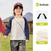 69,90 por Qualquer 3 ItensCamiseta de Manga Longa Infantil Dudu Camisa Básica Outono para Meninos Roupas Infantis Modernas para Meninas
