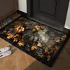 Felpudo de Cristal y Terciopelo Temu para Halloween, Transfronterizo, para Entrada, Resistente a Manchas, Resistente al Desgaste, Felpudo Decorativo, Absorbente de Agua, Antideslizante