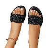 Sandalias planas para mujer, talla 36, para uso en exteriores, transfronterizas, 2026, talla grande, verano, talla 43, estilo nuevo, con lazo