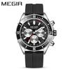 MEGIR MEGIR 2023 nuevo correa de acero banda de silicona Reloj deportivo luminoso para hombres de negocios transfronterizo 2226