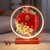 Luminária de Mesa para Casamento Quarto Sala de Casamento Luminária de Cabeceira Menino Dourado e Menina de Jade Presente Criativo para Noiva