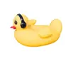 Nuevo pato de ruibarbo inflable para agua de Amazon, soporte para piscina, luz LED solar, animal tumbona de agua, fila flotante