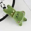 Accesorios de pasador de pelo de peluche de conejo estilo japonés y coreano, lindo colgante de bolsa de dibujos animados, muñeca animal de algodón relleno DIY, venta al por mayor