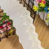 Suministro Listo de la Flor Más Vendida 6cm Encaje Bordado de Algodón, Alta Calidad, Ropa para Niños y Accesorios de Vestir