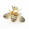 Broche de Abeja Insecto de Pedrería Traje de Mujer Pin de Ropa Simple Corsage de Abejorro Pin de Cuello Vestido de Cuello