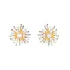 Pendientes de Perla Copo de Nieve Pequeños y Exquisitos Japoneses y Coreanos, Pendientes de Diseño Elegante y Sencillo, Pendientes de Moda Únicos Versátiles para el Día a Día