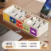 Caja Organizadora de Cables de Datos con Compartimentos Multifuncionales Caja de Gestión de Cables para Escritorio del Hogar Caja Organizadora para Cabezales de Cargador, Cables de Auriculares y Cables de Alimentación