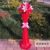 Columna de flores para pasillo de boda nuevo estilo arco de flores decoración de boda accesorios de decoración de pasillo columna de flores guía apertura de ceremonia de flores columna de flores de bienvenida