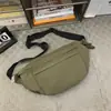 Bolsa de Lona de Grande Capacidade para Mulheres 2026 Verão Nova Casual para o Dia a Dia Bolsa de Ombro Leve Esportiva Transversal Bolsa de Bolinho