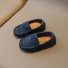 Novos Mocassins Infantis Estilo Coreano Outono 2026, Sapatos de Couro para Meninas, Sapatos de Princesa, Sapatos para Meninos, Sapatos de Bebê, Sapatos Individuais com Solado Macio
