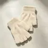 Guantes Acolchados para Mantener el Calor y Proteger del Frío en Otoño e Invierno para Hombres y Mujeres en Clase Engrosados con Pestaña de Imitación de Mink Nylon Guantes Cálidos para Adultos