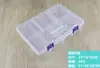 Caja de Almacenamiento de Plástico con Doble Capa de 8 Compartimentos Desmontables para Empaque de Joyería y Accesorios Caja de Almacenamiento Caja de Plástico