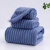 Coral Velvet Candy Velvet Toalha Cabelo Chapéu Seco Toalha de Banho Conjunto de Três Peças Doméstica Absorvente macio Engrossado Sem Cabelo