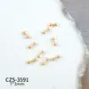 Nuevos Accesorios para Uñas con Lazo de Perla de Alto Brillo Coloridos Macarrón Versátiles Franceses Estéreo Pajarita Accesorios para Uñas