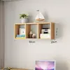 Estante Creativo de Madera Maciza para Montar en la Pared, Colgador de Pared, Gabinete de Pared para Sala de Estar, Estantería Moderna Minimalista para Montar en la Pared