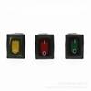 Suministro KCD1 interruptor impermeable de una pieza tipo barco a prueba de aceite balancín de tres patas dos posiciones luz LED modificación de coche
