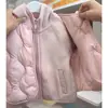 Chaqueta acolchada de invierno para niñas con forro polar, versátil para otoño e invierno, cálida y resistente al frío, adecuada para niñas mayores