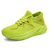 Estilo coreano All-match 2025 Primavera Trendy Novos Sapatos Femininos de Malha Respirável Sapatos Esportivos Casuais Retro Sapatos Torre de Aumento de Altura