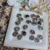 Caja de Oro Negro Natural Super Incrustada al por Mayor Accesorios de Joyería Hechos a Mano con Cuentas