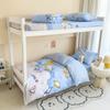 Juego de tres piezas para cama de dormitorio estudiantil Algodón puro 100% Algodón Dormitorio Individual 3 Cama litera de secundaria y universidad Juego de seis piezas