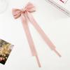 Horquilla de lazo de cinta retro grande estilo Yang Zi para la parte posterior de la cabeza, temperamento súper de hada, pinza para el cabello, accesorios para el cabello