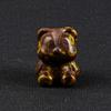 Cristal Natural Transfronteiriço Urso Morango Escultura Pedra de Cristal Minério Amostra Europeia e Americana Decoração de Casa Festivais Enfeites