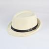 Sombrero de verano europeo y americano, protector solar, sombrero de paja jazz, sombrero de copa para hombre, sombrero de paja para exteriores, estilo británico, sombrero de estudiante