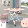 Mesa Plegable, Mesa de Comedor Plegable, Mesa de Comedor Doméstica Simple, Puesto de Casa de Alquiler, Mesa de Comedor Simple para Apartamento Pequeño