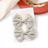 Lazo de tela floral fresca lindo pasador bordado para niños bebé versátil pasador para pelo suelto accesorio para el cabello 3556