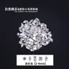 Rhinestones Planos de Circonita Biselada Blancos Mini Decoraciones para Uñas Rhinestones Irregulares Tipo Marquise Blancos Transparentes Decoraciones de Rhinestone para Uñas Súper Brillantes