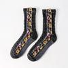 [Venta de Liquidación] Calcetines para Mujer Transfronterizos de Amazon con Diseño Vintage Floral de Rosas, Calcetines para Dama Estilo Étnico Floral