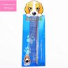 Pente para Animais Gato de Pelo Longo Pente de Aço Inoxidável Pente Desatador de Nós Pente Facial para Gato Ragdoll e Cão Dentes Densos Fileira Reta