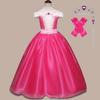Halloween 2025 Vestido de Princesa Aurora Bella para Niñas Ropa Infantil Vestido de Manga Corta Bella para Niñas Vestido Infantil