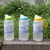 Taza de Agua de Plástico de Verano Resistente a Caídas de Gran Capacidad Grado Alimenticio Portátil para Bebé Taza con Popote Taza Deportiva para Estudiante al Aire Libre