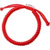 Sencilla nueva cuerda de mano tejida a mano para mujer nudo de diamante geométrico Festival del Bote Dragón cuerda roja pulsera de cuerda colorida al por mayor