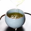Taza maestra Ru kiln de gran tamaño se puede abrir para levantar taza Kung Fu taza de té personal de cerámica taza de té de porcelana Ru tazón de té taza individual taza de té